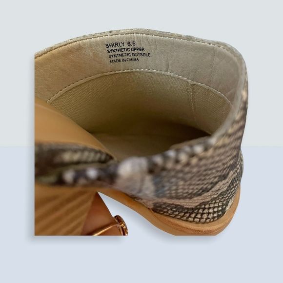 Dolce Vita - Snakeprint Shirly Mules - Size 6.5 - Picture 3 of 3
